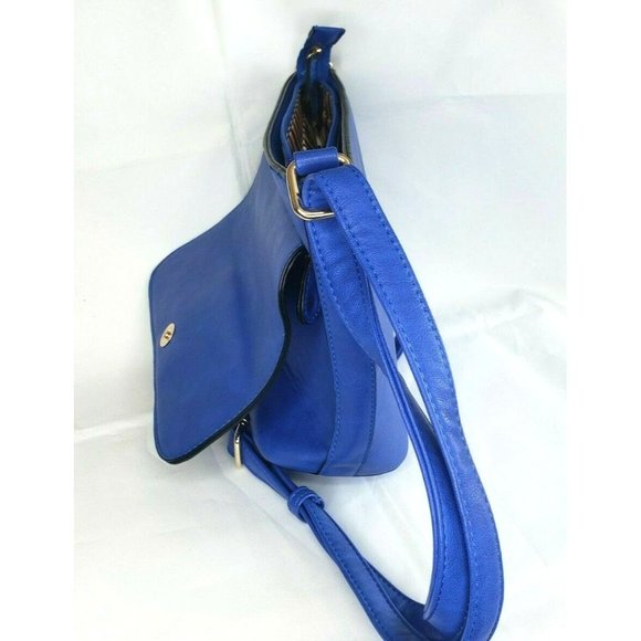 Blue Women Designer Adjustable Strap Purse - Picture 5 of 12